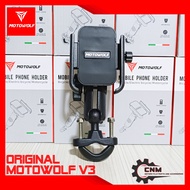 Motowolf phone holder v3 original 360 degrees rotation made of high quality aluminum alloy motowolf 