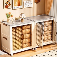 Clothing Storage Box Large Capacity Flip Front Opening Clothes Quilt Storage Cabinet Bedroom Storage