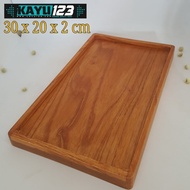 Wooden Tray 30x20x2 cm Full Wooden Tray (WTV-12)