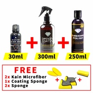 Diamond Coating Polish+Coating Diamond Combo 3 Series COMBO SET Quick Coating+Polish+Plastic Coating