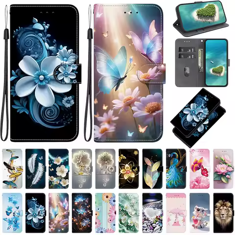 Stand Flip Wallet Case For Oneplus Nord 3 4 2T 2 N200 N20 5G N20 N30 SE 4G Flip Wallet Phone Cover