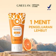 GMEELAN Orange Exfoliating Gel Peeling Face + Gluta Whitening Lazy Cream DAY Facial Whitening Cream 