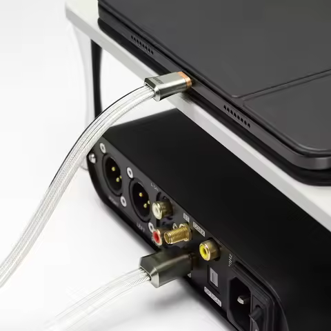 Pre-order ddHiFi TC19CC (Comet) USB-C to USB-C OTG Cable Digital Signal Cable Pure Silver, Four-Wire