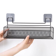 Rak Besi Kamar Mandi Tempel Dinding Keramik Rak Dapur Keranjang Besi Serbaguna Tanpa Paku