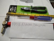 PAKET OBENG BB TRANSPARAN 6 INCH PALU KETOK LAS 20MM TANG KOMBINASI