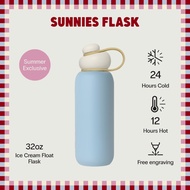Sunnies Flask 32oz Summer Ready-made Flasks (Insulated Water Tumbler for Hot and Cold)
