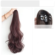 【Akula Store】Curly Wig Hair Tie Ponytail For Ladies Girls Natural Convenient Horsetail Wig Hair Exte