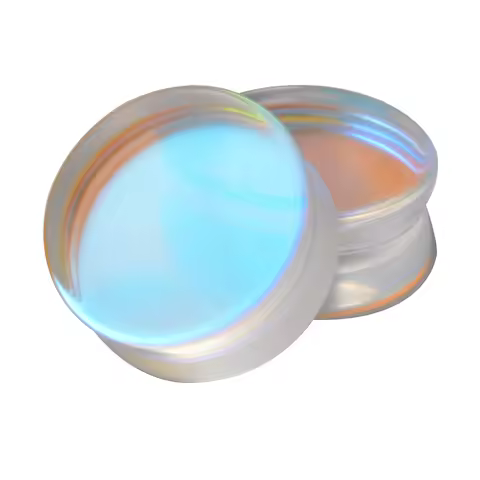 1 Piece Glass Double Flare Solid Ear Plug Expander AB Colorful Flat Ear Gauge Tunnel Body Piercing J