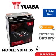 YB14L-BS YB14L YB14 GEL YUASA BATTERY CB1000 CB1100 F CX650 KZ1000 ZX750 F VN700 A CBX750P FJ1100 Ol