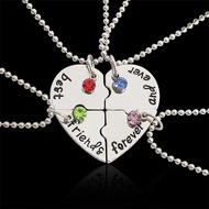 ROSEGOOD 4 Bff Friend Love Necklace Best Friend Froever Necklace