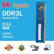 SK Hynix 4GB 8GB RAM DDR3 DDR3L 1333Mhz 1600Mhz  Desktop Memory 1Rx8 2Rx8 PC3 PC3L 10600 12800 DIMM 