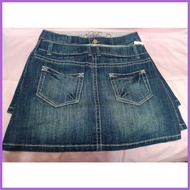 ▧ ✸ ۩ Denim Maong Mini Skirt /Stretchable  -SALE-