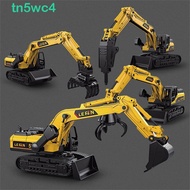 TN5WC4 Simulation Crane Toy, Vehicle Toy Drill Excavator Engineering Models Cars, Xmas Gift Educatio