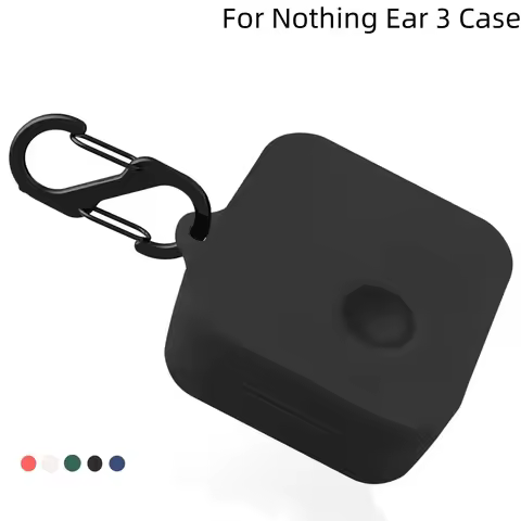 2025 New For Nothing Ear 3 Accessories Protector with Carabiner Wireless Earbuds Silicone Transparen