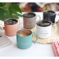 TYESO STAINLESS STEEL CUP WITH HANDEL TEA COFFEE MUG THERMOS