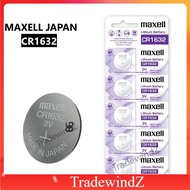 🔥Original Maxell Lithium Cell Battery CR1632 Remote Battery Watch Battery Super Heavy Duty