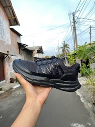 SEPATU EXDUMA TALI PUTAR HITAM SEPATU LARI
