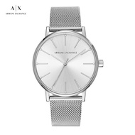 100% Original Armani Exchange Anag Watches AX5535 Quartz, Silver Case, Silver Stainless Steel Band A