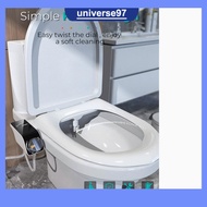 PING Hot And Cold Bidet Non-Electric Toilet Attachment Self Cleaning Dual Nozzle Bidet Adjustable Water Pressure