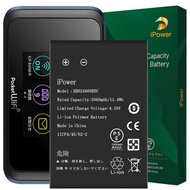 IPOWERFORSOFTBANKPOCKETWIFI501HWバッテリー互換交換容量3000MAH3.8V汎用HB824666RBC電池PSE認証対応POCKETWIFI502HW/504HW/50
