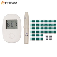 [pantorastar] Household Precise Blood Glucose Monitor Kit 0.9µL Blood Sugar Test Kit With 180 Sets Memory Values 50 Test Papes For Preventing Hyperglycemia