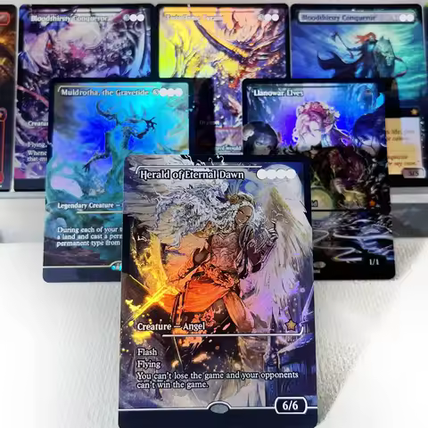 TDM DEF PSPL J25 INR FOIL6-02 Tcg proxy magic cards Elspeth, Storm Slayer Radiant Lotus Terror of th