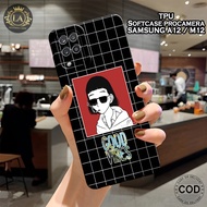 HP Latest Samsung A12 / M12 Case - Leviora Case - Black Fashion Case - Samsung A12 / M12 Softcase - 