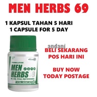 Slimming men herb power 69 Vixgo Lelaki Power Original Approved By KKM Men Herbs Capsule Energy
