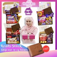 FREE SHIPPING  [WALLET BOX] SURPRISE BOX Gift Box Birthday Hadiah Birthday Lelaki Hadiah untuk Lelak