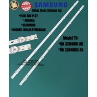 2pcs Samsung LED TV 32 Inch UA32N4001 UA32N4003 3V Aluminum Plate Backlight for Spare Part
