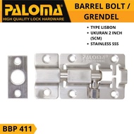 PALOMA BBP 411 LISBON 2" INCH 5CM STAINLESS STEEL WINDOW AND DOOR LOCK SLOT