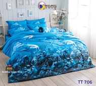 TOTO (TT706)  ลายการ์ตูน ลายปลานีโม่ Character ชุดผ้าปูที่นอน ชุดเครื่องนอน ผ้าห่มนวม  ยี่ห้อโตโตแท้100%