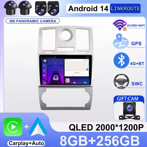 Android 14 For Chrysler 300C 1 2004 - 2011 Car Radio Player Stereo Head Unit Intelligent Car Systems