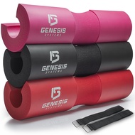 GENESIS SYSTEMS Squat Pad Barbell Pad for Hip Thrusts Squats Lunges Glute Bridge - Foam Pad for Weig