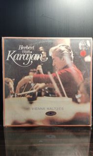 黑膠唱片-Herbert Von.karajan VIENNA WALTZES 卡拉揚管弦樂名曲集3/聲美唱片(卡帶/CD/膠卷/膠片/黑膠/白膠）