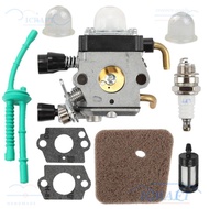 ICRAFT 9 Pcs/Set Carburetor Kit, with Gasket Drop-In Fit Carburetor Replacement, OEM Equivalent for 