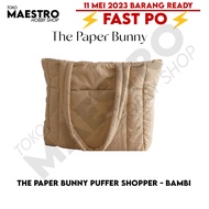 The PAPER BUNNY Puffer Shopper Bag - Bambi