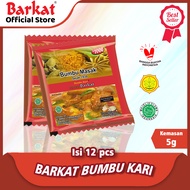 Barkat Bumbu Kari Instan Ayam Bubuk Padang/Bumbu Kari Ayam Kemasan 5 Gram Khas Sejak 1939