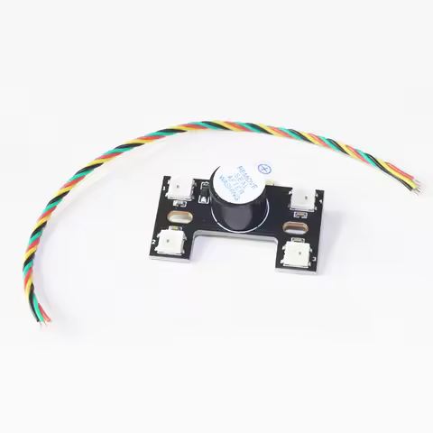 BB Sound Signal Loss Alarm with 4pcs WS2812B Led Light For F4 F7Flight Controller RC FPV Racing Dron