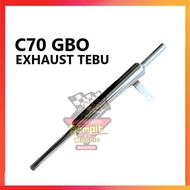 HONDA C70 GBO GBOJ GBO-J GBO J C50 C 50 C100 C 100 AI EXHAUST PIPE TEBU REAR EXHAUST PENDEK EZOS ( A
