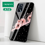 Softcase Glass Kaca  OPPO A16 [M215] Stripes Nature - Casing HP OPPO A16 - kesing HP OPPO A16 - Case HP OPPO A16 - Case OPPO A16 - Casing HP OPPO A16 - Sarung HP OPPO A16 - Custom Case OPPO A16 - Casing OPPO A16 - Kesing Dreamcase DreamCase