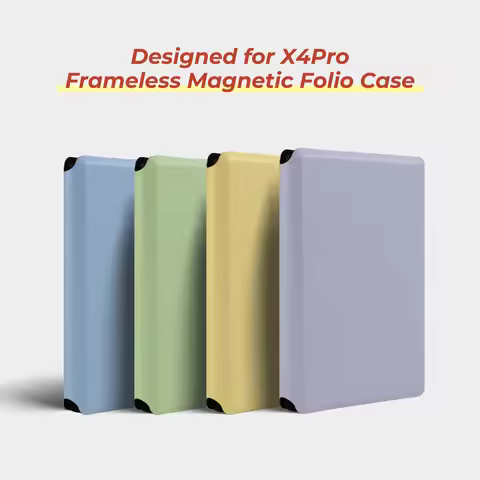 Twosheep Minimalist Solid Color Case Suit For XTEINK X4 PRO X4PRO Pure Magnetic Ultra Thin Slim Skin