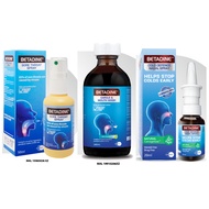 Betadine sore throat spray 50ml/ BETADINE Gargle &amp; Mouthwash 240ml/ BETADINE Cold Defence Nasal Spray 20ml