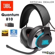 JBL Quantum 810 Wireless Bluetooth+2.4GHz Multi-System Noise-Cancelling Over-Ear Gaming Headset with Microphone