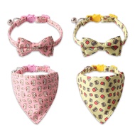 Arminger Pet Supplies Donut Dinosaur Universe Pet Collar Bow Triangle Scarf Cat Collar 4.8
