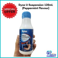 Dyna U Suspension 120mL (Peppermint Flavour) | Ubat Gastrik | Kembung Perut | Angin Perut
