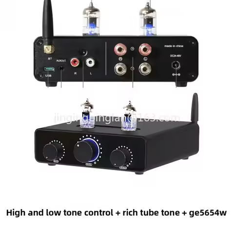 Factory direct sales of D325J bile machine hifi fever bile pre-stage 5654W tube high TPA3255 Bluetoo