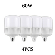 หลอดไฟLED​ bulb light​ ขั้วE27 แสงสีขาว หลอดไฟขั้วเกลียว 60W 50W 40W 30W 20W หลอด led 220v หลอดไฟตุ้ม LED