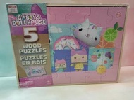 gabby's dollhouse wood puzzle