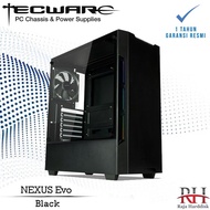 Tecware Nexus EVO Black - Tempered Glass Mid Tower ATX Case - Black